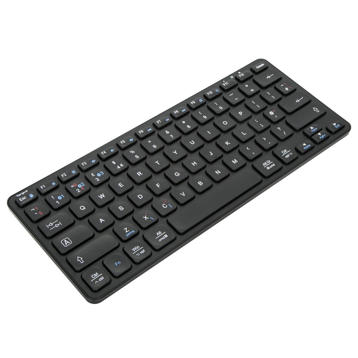 Targus AKB862UK tastiera Bluetooth QWERTY Inglese Nero (TARGUS MULTI DEVICE COMPACT - BLUETOOTH KEYBOARD UK VERSION) - Versione