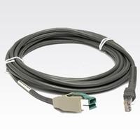 Zebra CBA-U15-S15ZAR cavo USB 4,5 m USB A Grigio (USB CBL POWER+ - 15FT STRAIGHT)