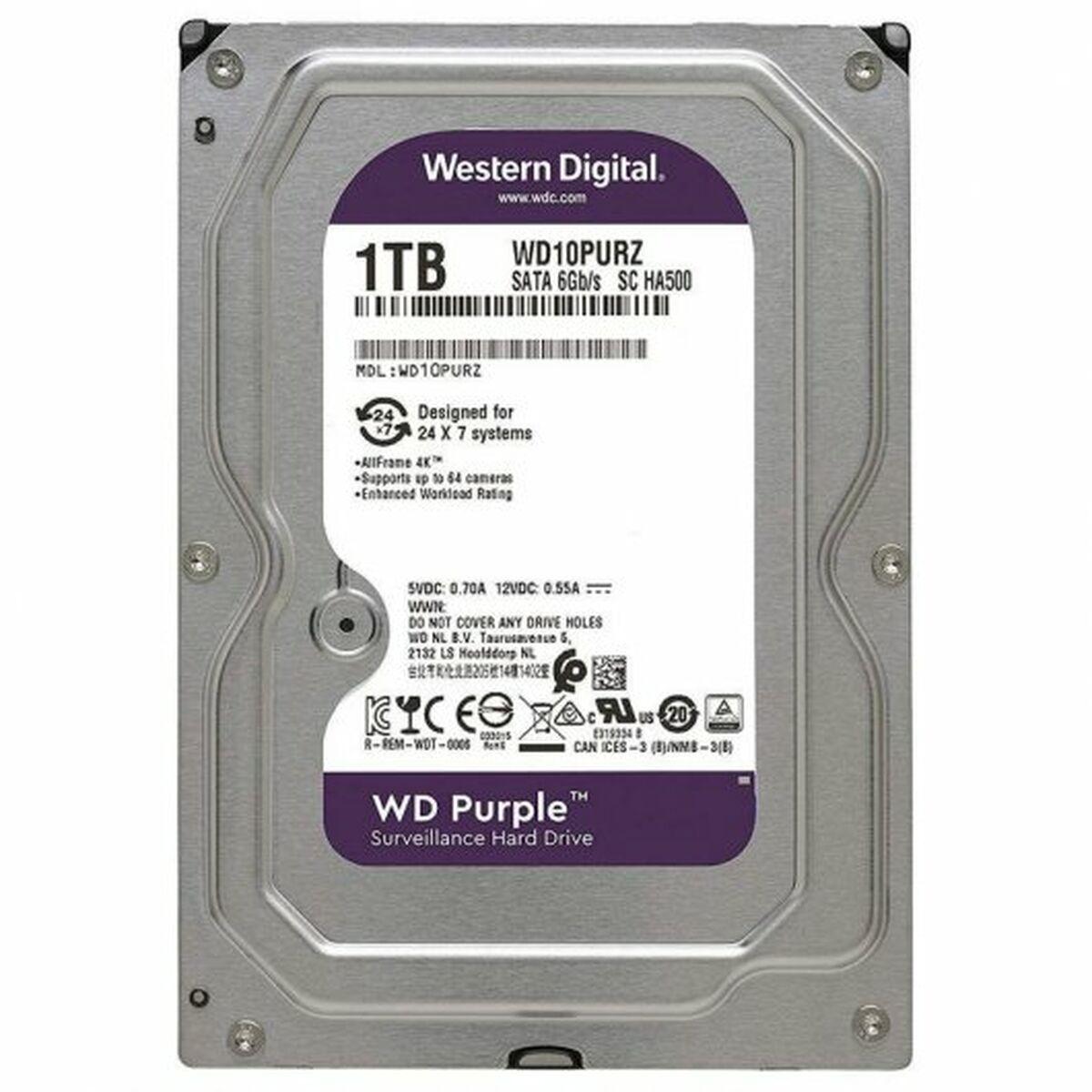 Purple digitale occidentale 3,5 "1000 GB Serial ATA III