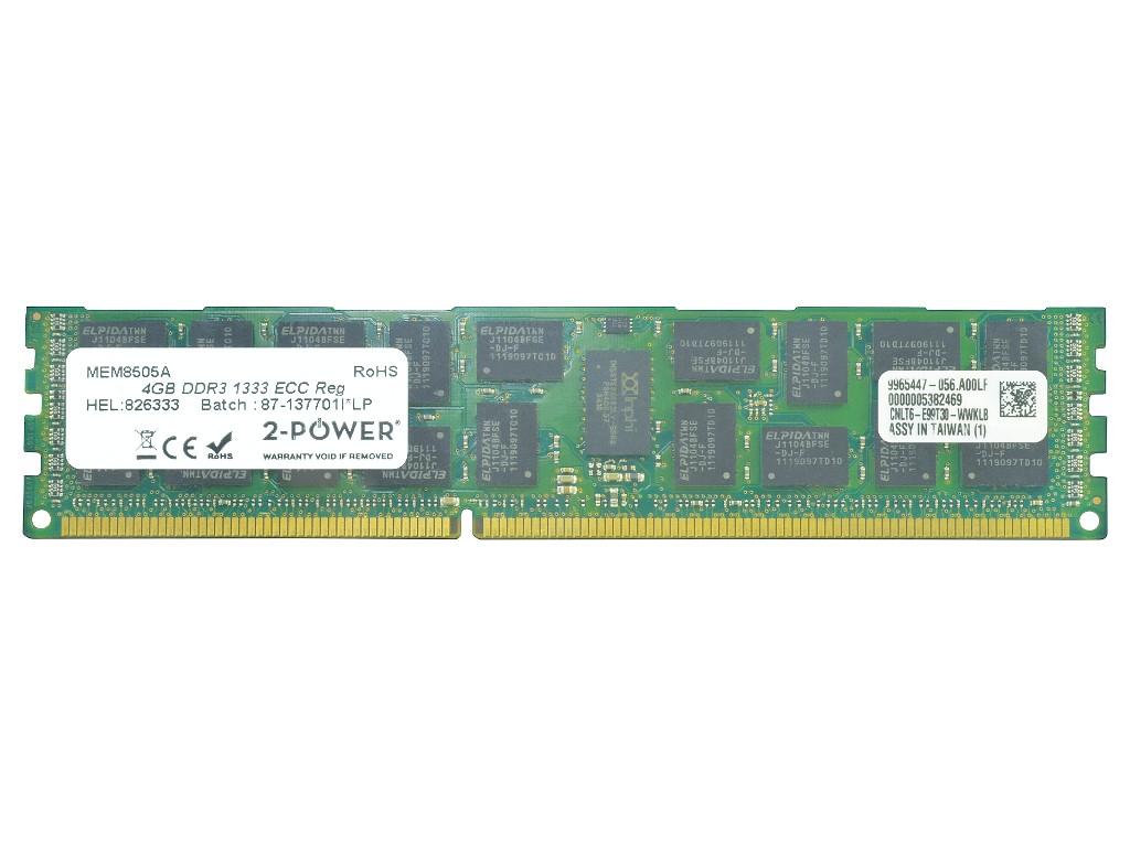 2-Power 2P-SNP9J5WFC/4GWS memoria 4 GB 1 x 4 GB DDR3L 1333 MHz Data Integrity Check (verifica integrità dati)