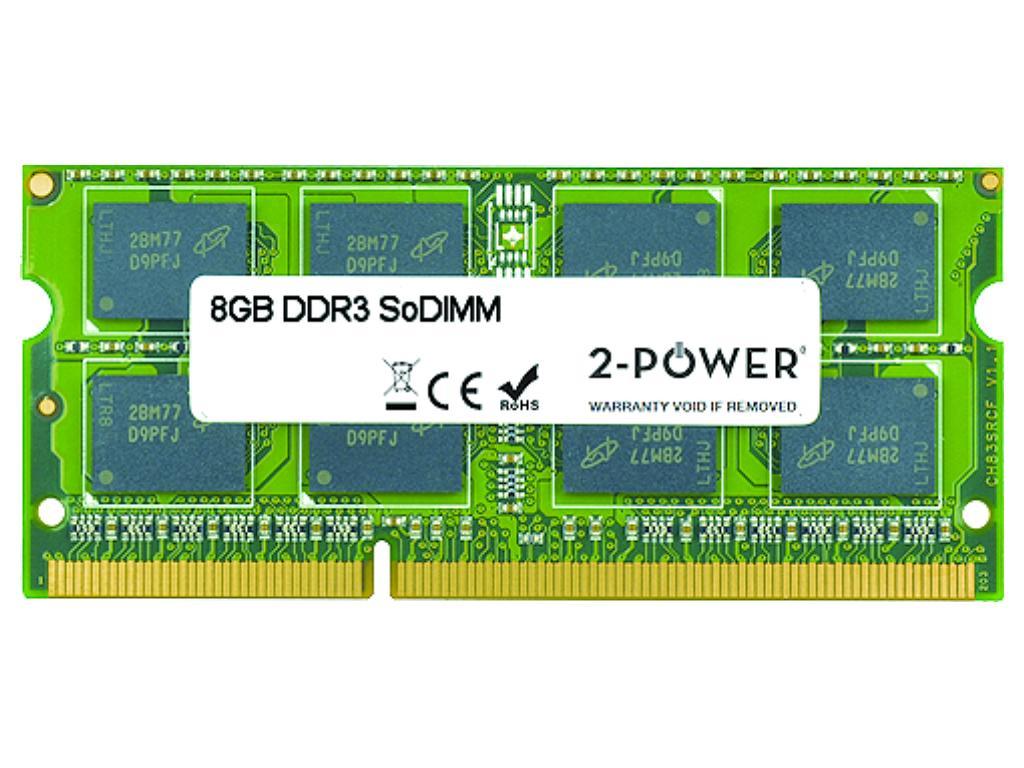 2-Power 2P-SNPN2M64C/8G memoria 8 GB 1 x 8 GB DDR3L 1600 MHz (8GB MultiSpeed 1066/1333/1600 MHz SODIMM)