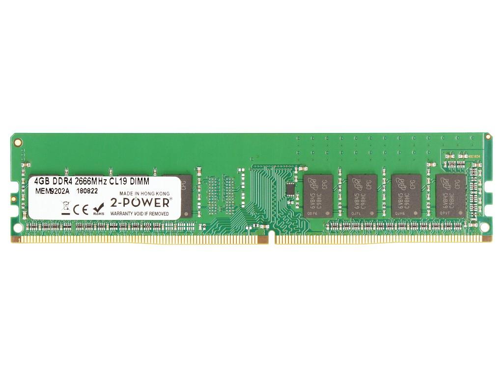 2-Power 2P-3TK85AA memoria 4 GB 1 x 4 GB DDR4 2666 MHz (4GB DDR4 2666MHz CL19 DIMM)