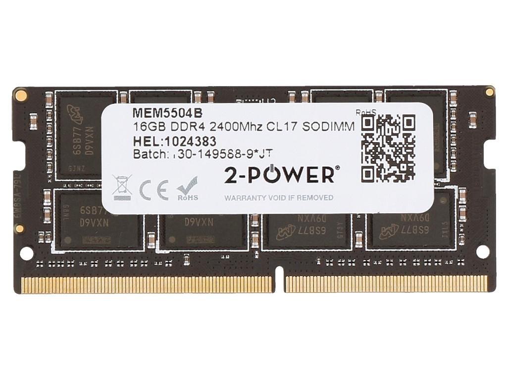 2-Power 2P-KCP424SD8/16 memoria 16 GB 1 x 16 GB DDR4 2400 MHz (16GB DDR4 2400MHz CL17 SODIMM)