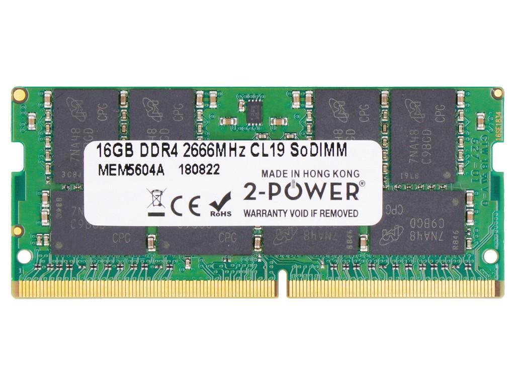 2-Power 2P-4VN07AA memoria 16 GB 1 x 16 GB DDR4 2666 MHz (16GB DDR4 2666MHz CL19 SoDIMM)