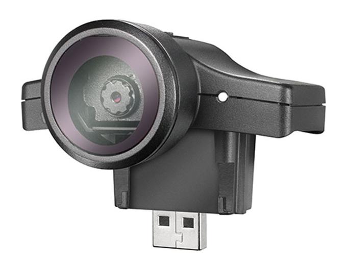 Poly EE Mini USB camera for use with the VVX 501 and VVX 601 Business Media phones. Includes mount/adapter for the phone. PROMO