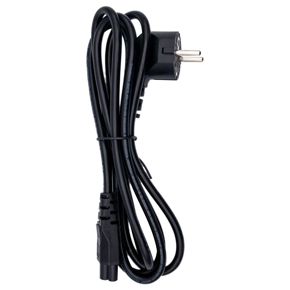 Origin Storage C-E-POWER-EU-MM cavo di alimentazione Nero 2 m Spina di alimentazione di tipo C Accoppiatore C7 (C13 Kettle to E