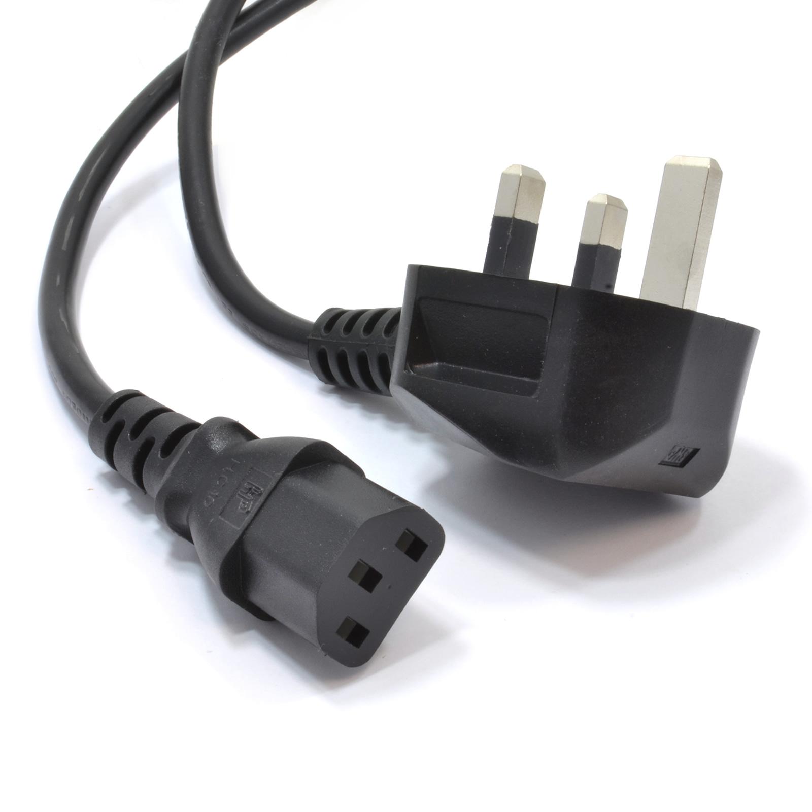 Origin Storage C-E-POWER-UK cavo di alimentazione Nero 18 m Spina di alimentazione di tipo G Accoppiatore C13 (C13 Kettle to UK