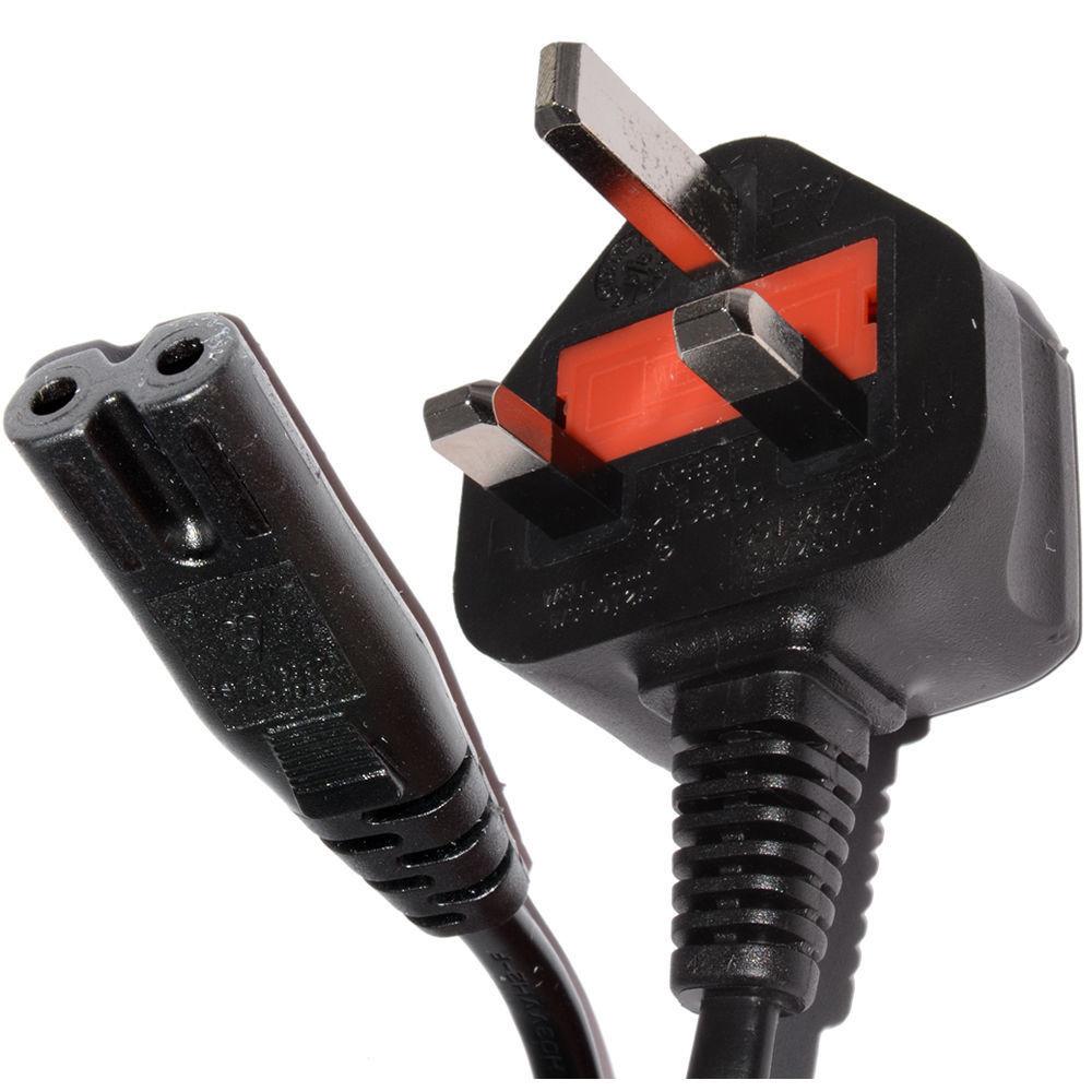 Origin Storage C7 Figure of 8 Power Cord Nero 18 m Spina di alimentazione di tipo G Accoppiatore C7 (C7 Figure of 8 Power Cord)