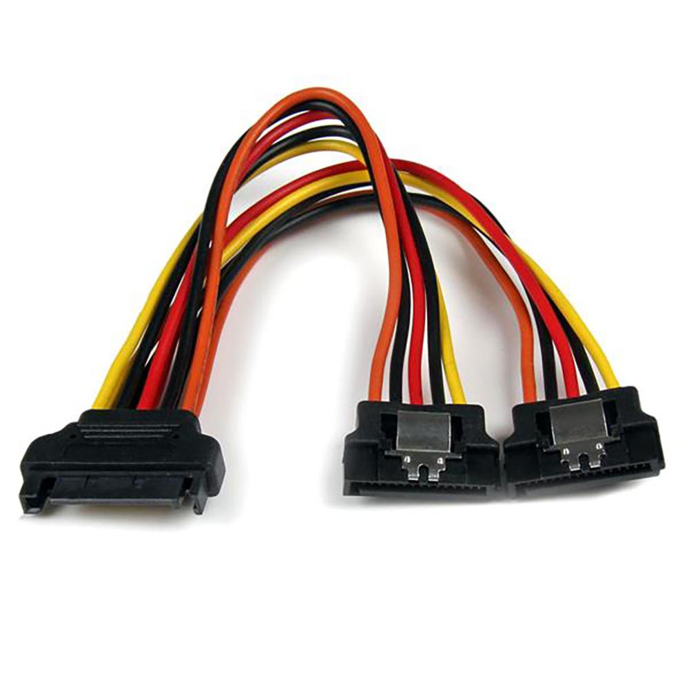 Origin Storage STD MOLEX TO 2 X SATA Y POWER SPLITER cavo SATA 01 m SATA a 15 pin 2 x SATA a 15 pin Nero (STANDARD TO 2 X SERIA
