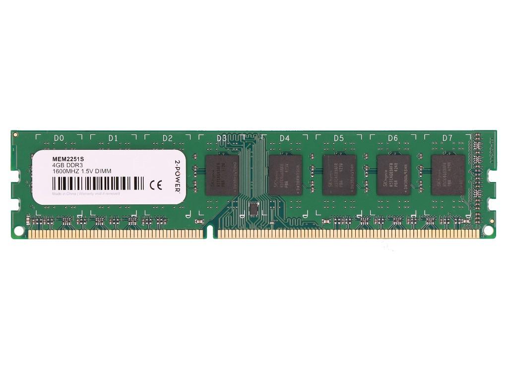 2-Power MEM2251S memoria (Value 4GB DDR3 1600MHz 1.5V DIMM)