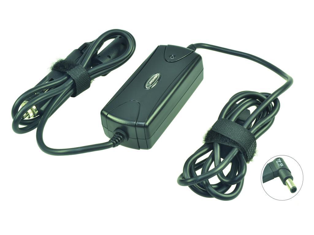 2-Power CAC0702A adattatore e invertitore Auto 90 W Nero (Car-Air DC Adapter 18-20V 90W)