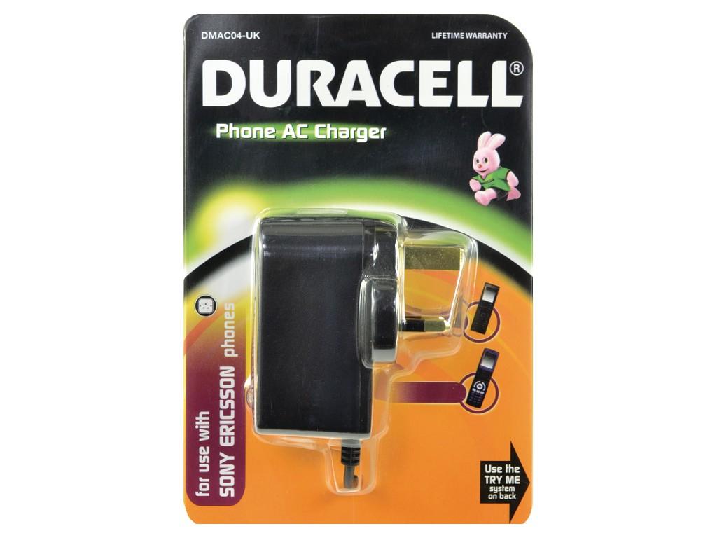 Duracell DMAC04-UK Caricabatterie per dispositivi mobili Telefono cellulare Nero AC, USB Esterno