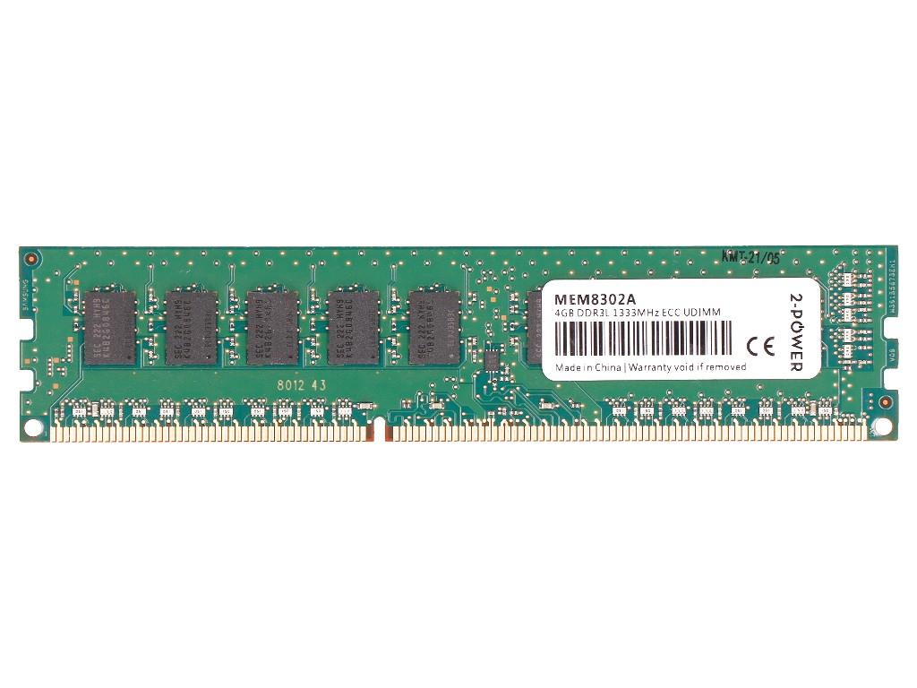 2-Power MEM8302A memoria 4 GB 1 x 4 GB DDR3L 1333 MHz Data Integrity Check verifica integrità dati (4GB DDR3L 1333MHz ECC TS