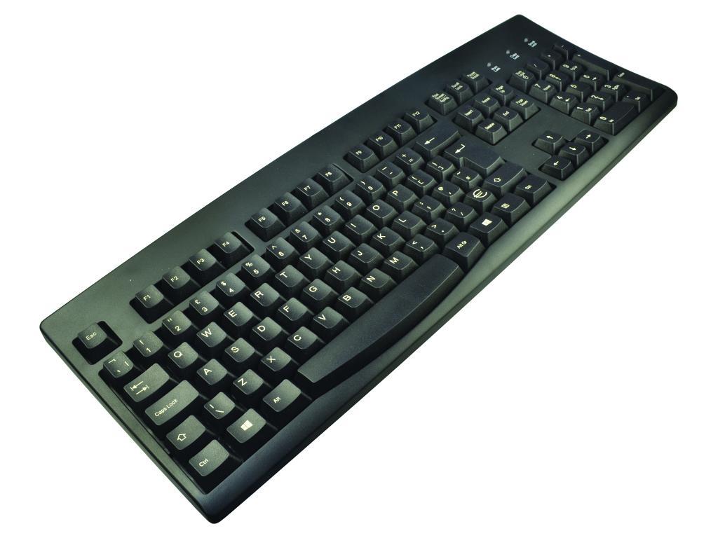2-Power KEY1001BE tastiera USB Belga Nero (105-Key Standard USB Keyboard Belgian) - Versione UK
