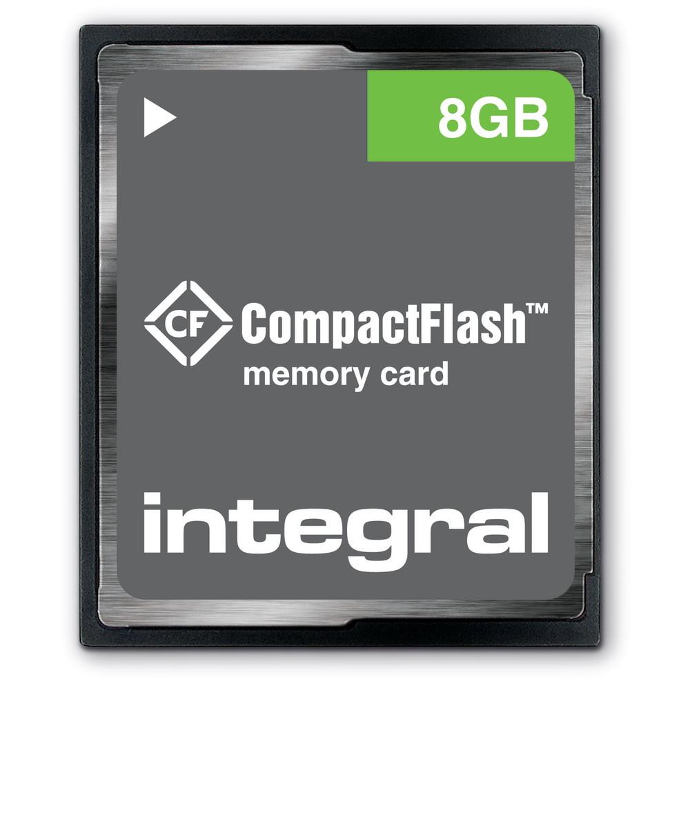 Integral INCF8GV2 memoria flash 8 GB CompactFlash (8GB COMPACT FLASH MEMORY CARD CF 100X TRANSFER INTEGRAL)