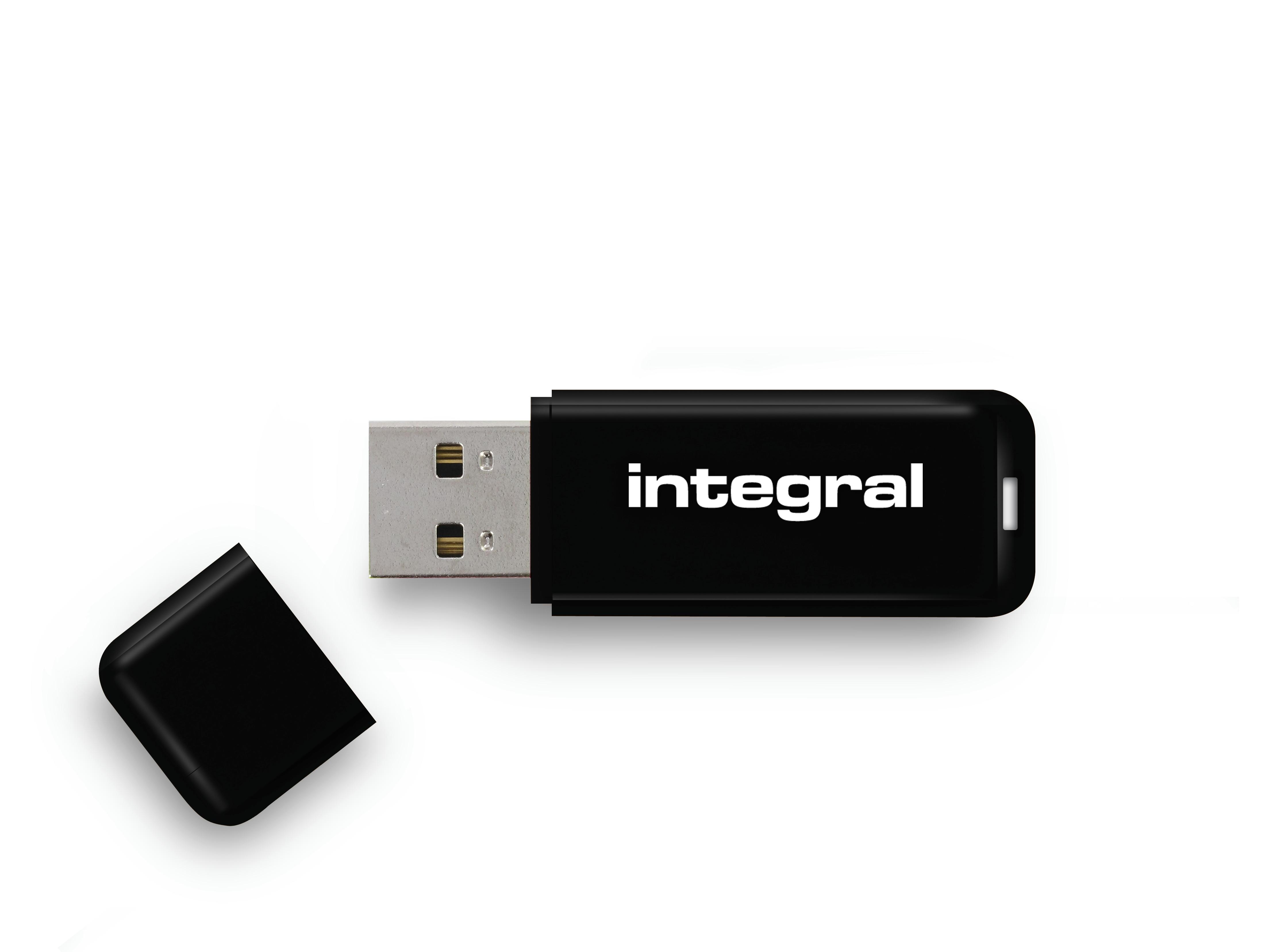 Integral 64GB USB3.0 DRIVE NEON BLACK UP TO R-100 W-30 MBS unit flash USB USB tipo A 3.2 Gen 1 3.1 Gen 1 Nero (64GB USB3.0 DRI