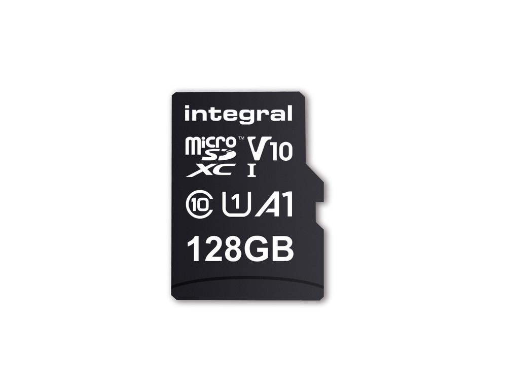 Integral 128GB HIGH SPEED MICROSDHC/XC V10 UHS-I U1 memoria flash MicroSD (128GB MICRO SDXC UHS-1 U1 CL10 V10 A1 UP TO 100MBS R