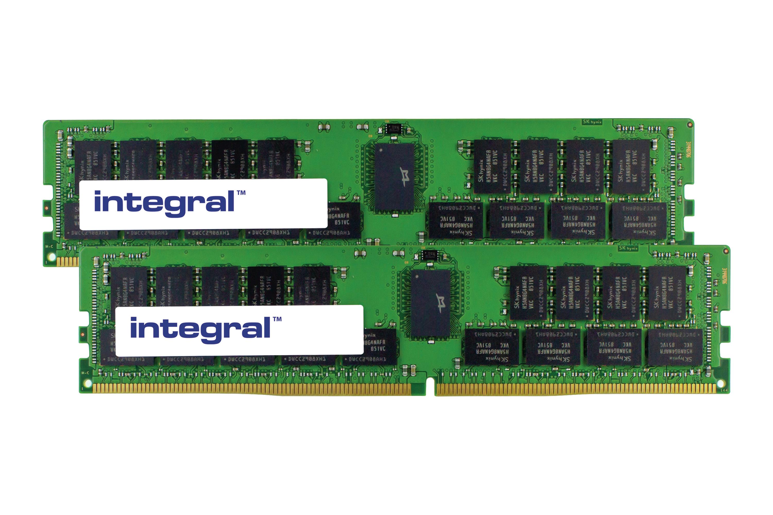 Integral 32GB SERVER RAM MODULE DDR4 2133MHZ PC4-17000 LOAD REDUCED ECC RANK2 1.2V 2GX4 CL15 memoria 1 x 32 GB Data Integrity C
