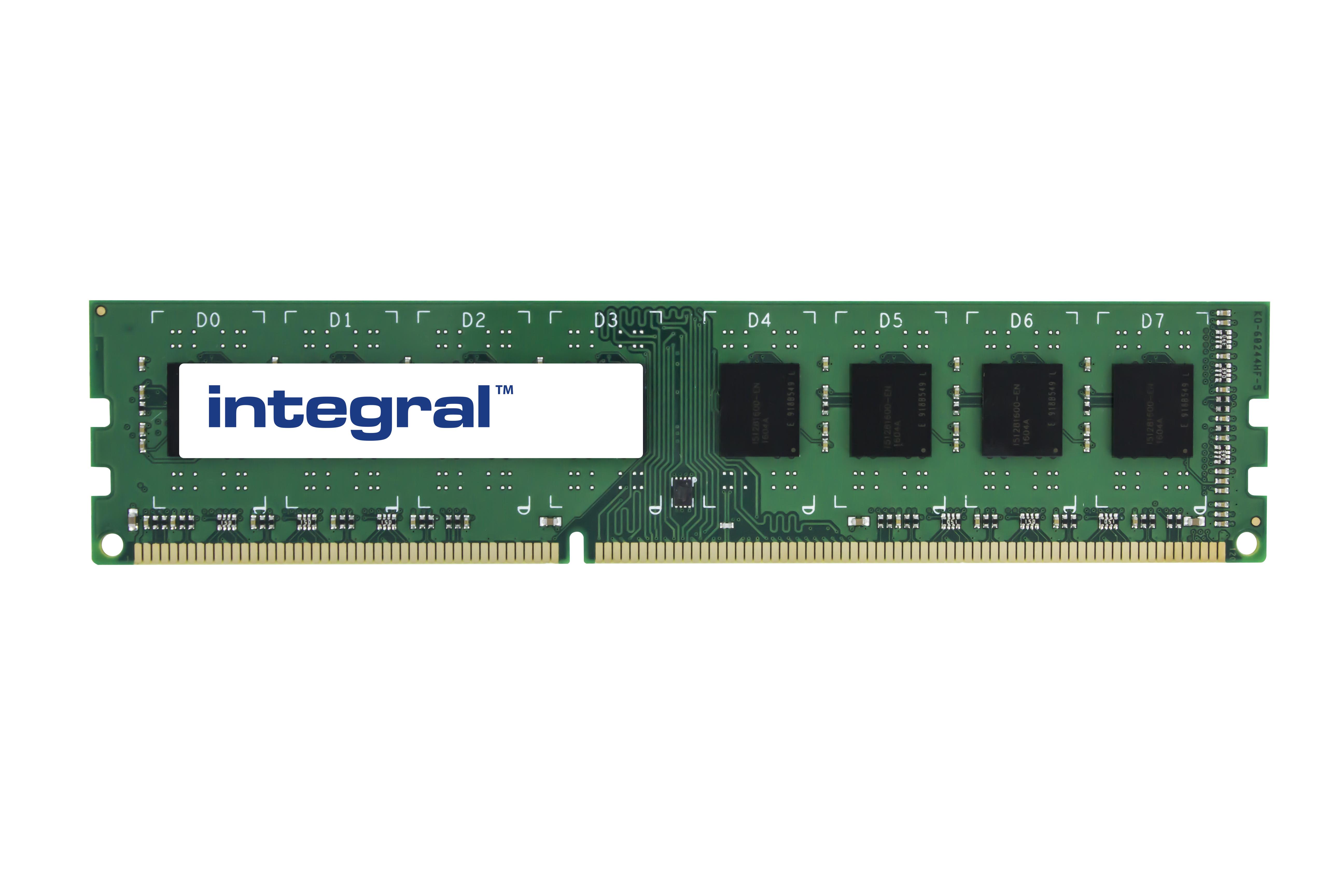 Integral 8GB PC RAM MODULE DDR3 1600MHZ PC3-12800 UNBUFFERED NON-ECC 1.35V 512X8 CL11 memoria 1 x 8 GB (8GB PC RAM MODULE DDR3