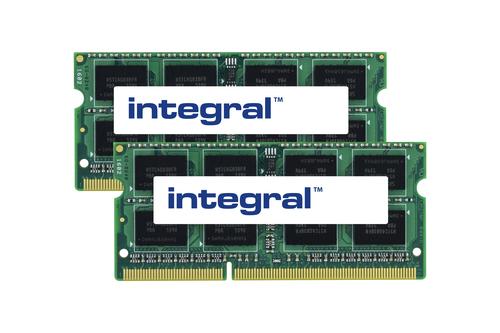 Integral 8GB (2X4GB) LAPTOP RAM MODULE KIT DDR3 1600MHZ PC3-12800 UNBUFFERED NON-ECC 1.35V 512X8 CL11 memoria