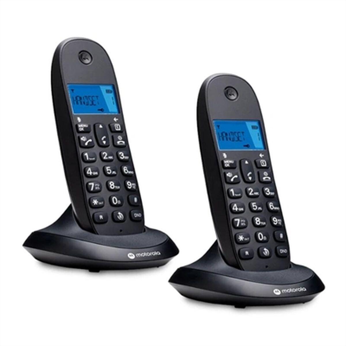 Telefono MOTOROLA C1002 CB+ DECT Nero Duo