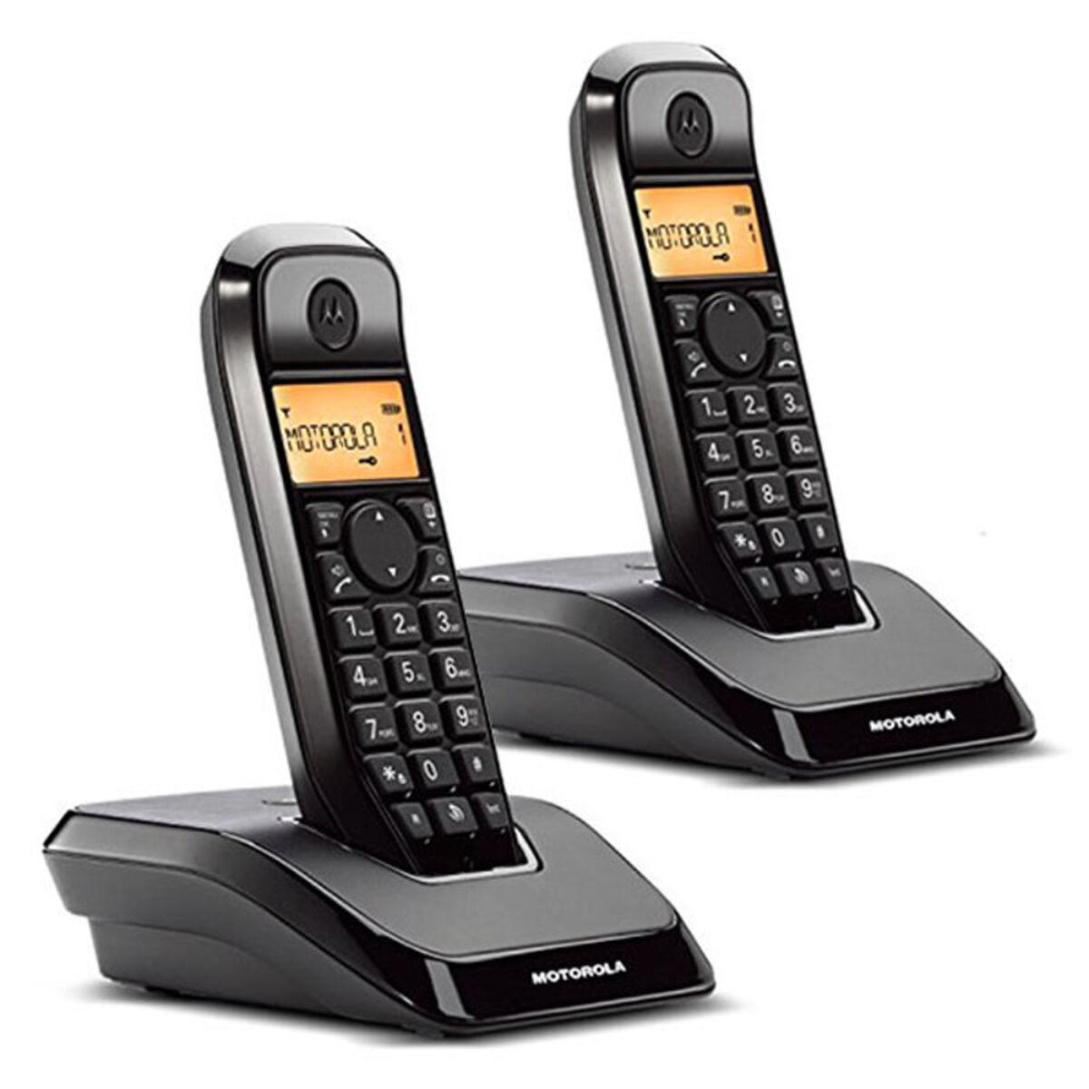 Telefono MOTOROLA S1202 DECT DUO Nero