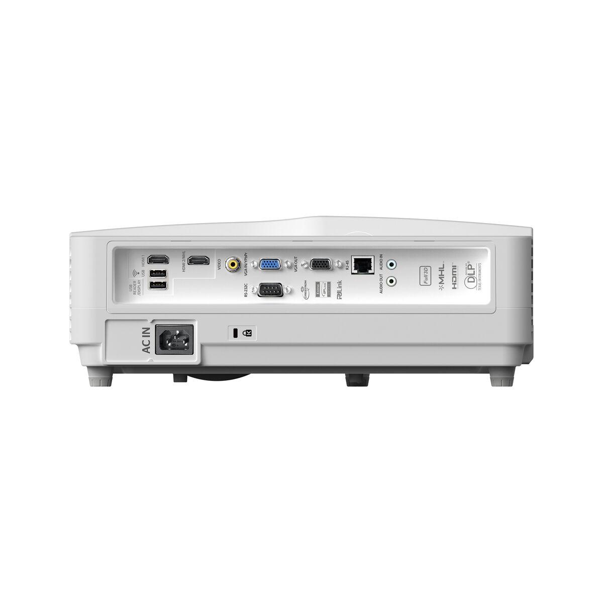 Optoma EH340UST videoproiettore Proiettore a raggio ultra corto 4000 ANSI lumen DLP 1080p 1920x1080 Compatibilit 3D Bianco (EH