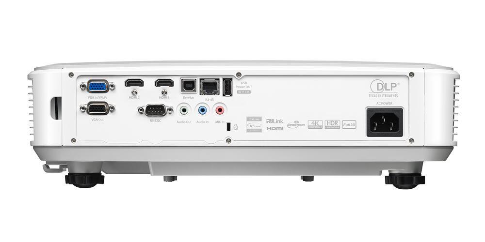 Optoma ZU500USTe videoproiettore Proiettore a raggio ultra corto 5000 ANSI lumen DLP WUXGA 1920x1200 Compatibilit 3D Bianco (Z