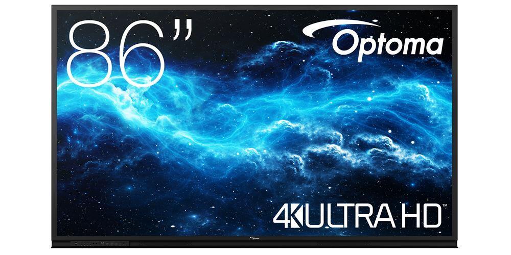 Optoma 3862RK lavagna interattiva 2,18 m [86] 3840 x 2160 Pixel Touch screen Nero (3862RK 86IN INTERACTIVE FLAT PANEL)