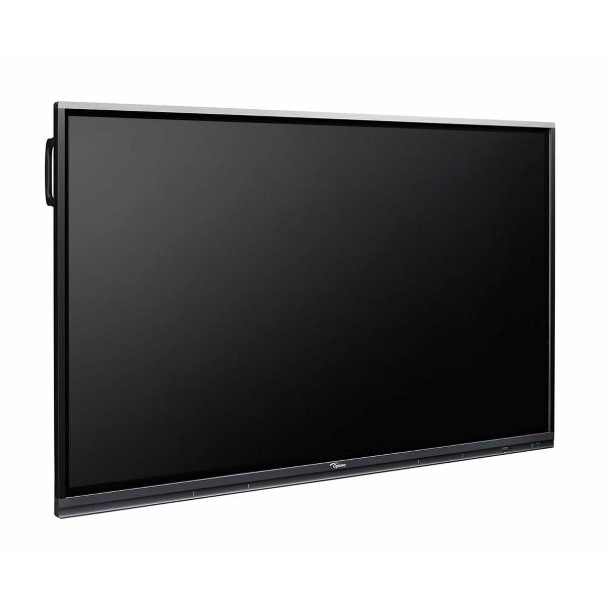 OPTOMA 5752RK 75P ENI 4K UHD 3840X2160 MULTITOUCH 20PTS 400CD/M2 8GO/64GO 6MS ANGLE OF VISION 178 PEN HOLDER USB TYPE C