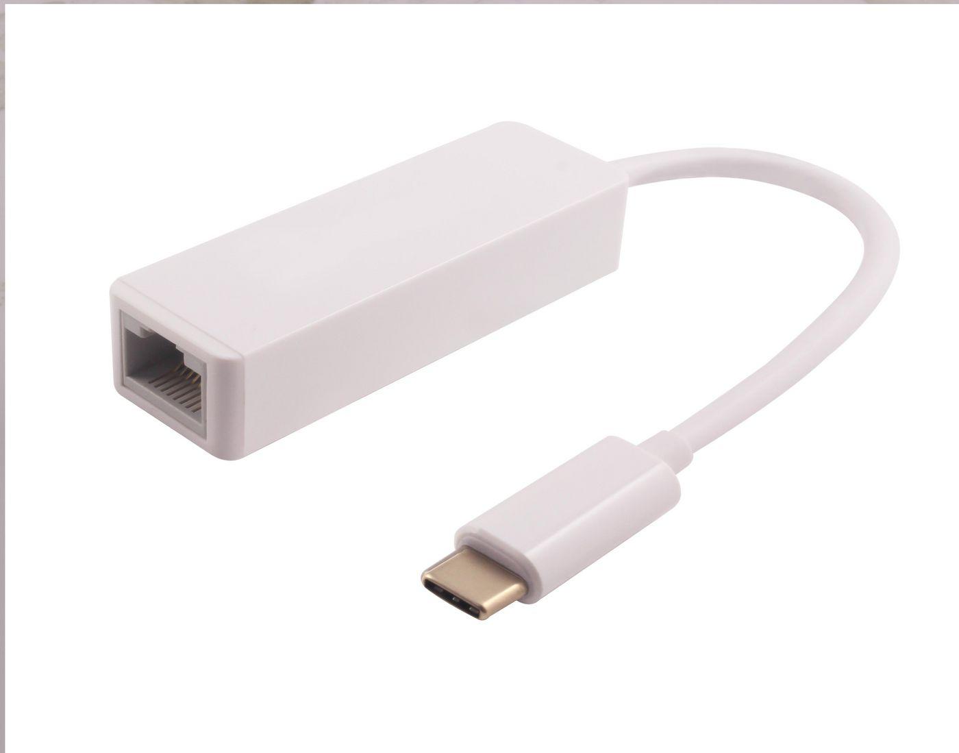 Microconnect USB3.1CETHW-IT non classificato (USB-C to RJ45 Adapter - 10/100/1000Mbps White 5Gbps - 02m - Warranty 300M)