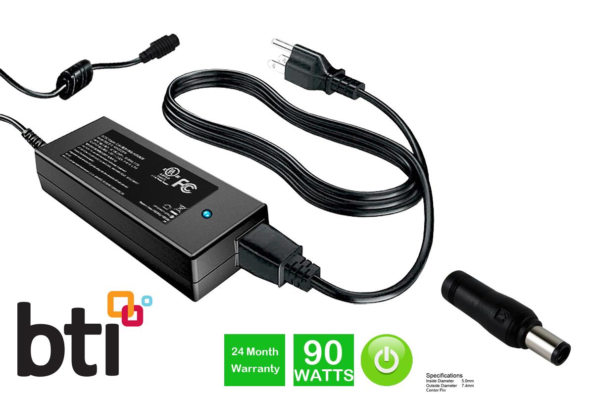 BTI DL-PSPA10FT adattatore e invertitore Interno 90 W Nero (90W BTI AC Adapter - DELL MODELS Barrel type - 7.4mm x 5.0mm with U