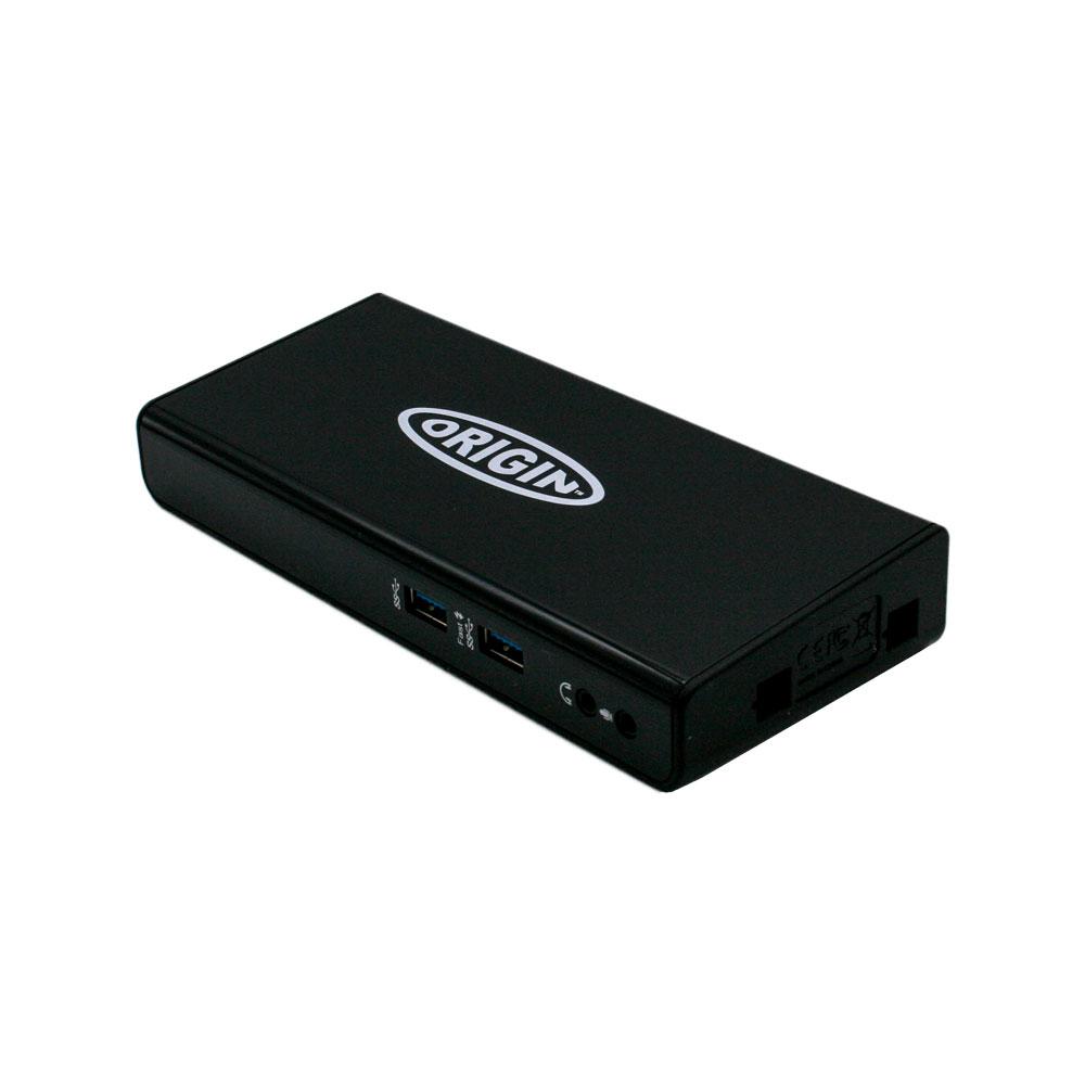 Origin Storage 452-BBPG-OS replicatore di porte e docking station per laptop USB 3.2 Gen 1 (3.1 Gen 1) Type-A Nero