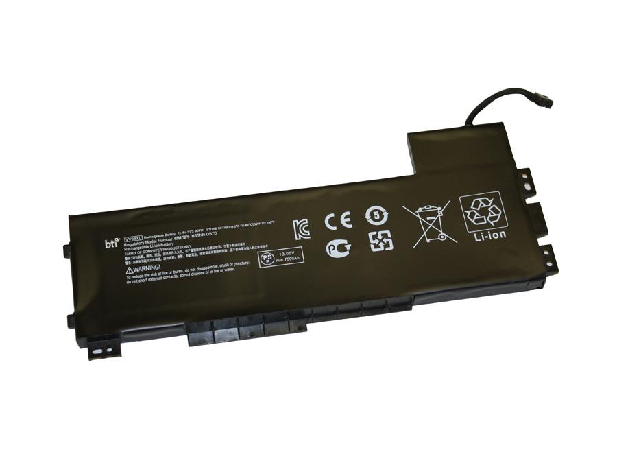 Origin Storage VV09XL-BTI ricambio per laptop Batteria (BTI 6C BATTERY HP ZBOOK 15 G3 - OEMVV09XL 808452-001 808398-2B2)