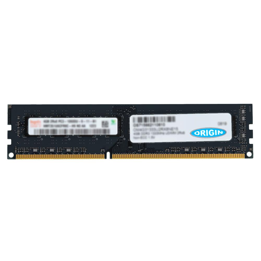 Origin Storage 4GB DDR3 1600MHz UDIMM 1Rx8 Non-ECC 1.35V memoria 1 x 4 GB (Origin 4GB 1600MHz DDR3 memory module EQV to HyperX
