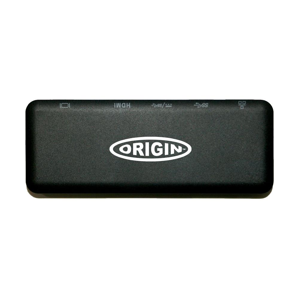 Origin Storage 4K Travel Dock USB C Docking USB 3.2 Gen 1 3.1 Gen 1 Type-C Nero (Origin Storage 4K Travel Dock USB C)