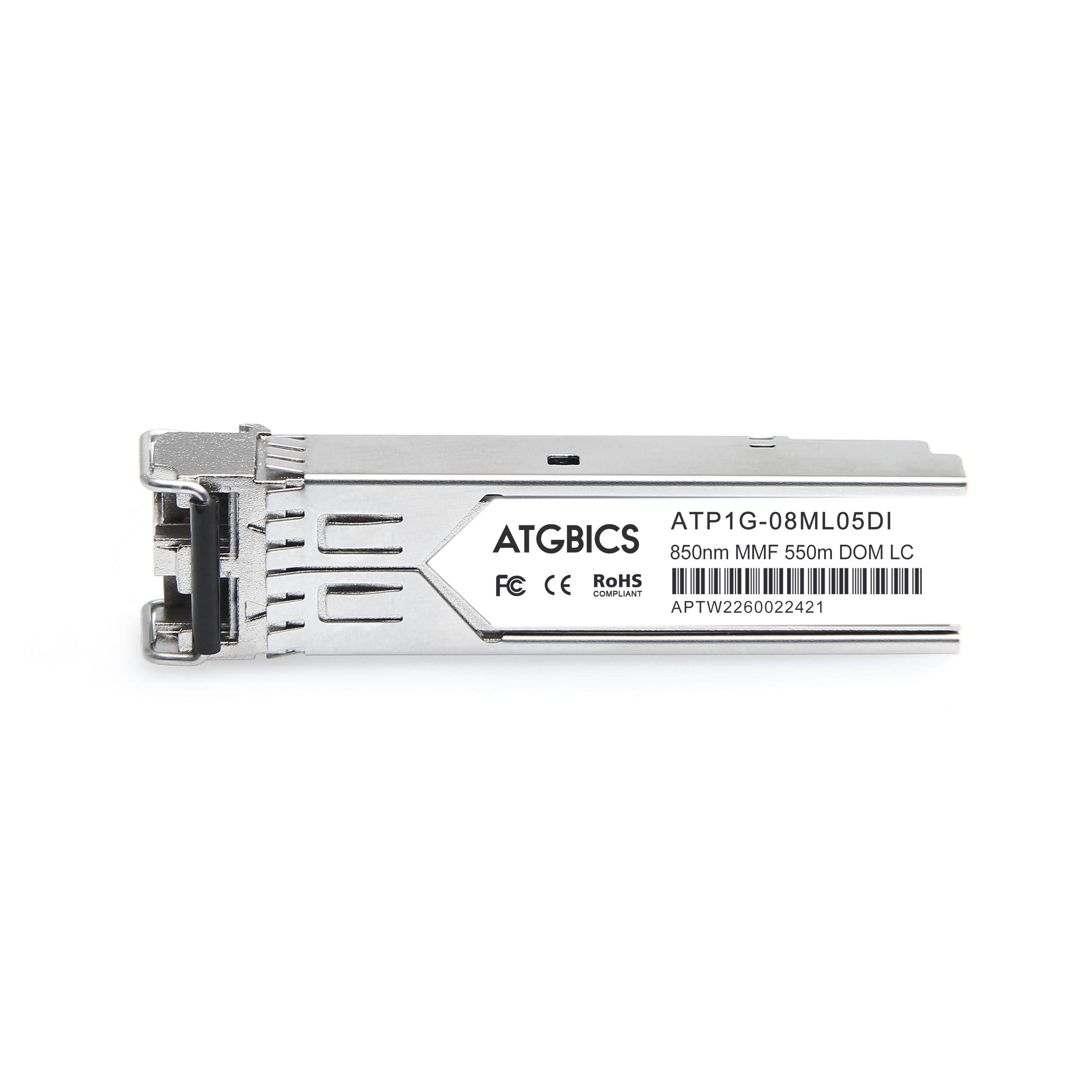 ATGBICS AFBR-5715APZ-C modulo del ricetrasmettitore di rete Fibra ottica 1000 Mbit/s SFP 850 nm (AFBR-5715APZ Avago Broadcom Co