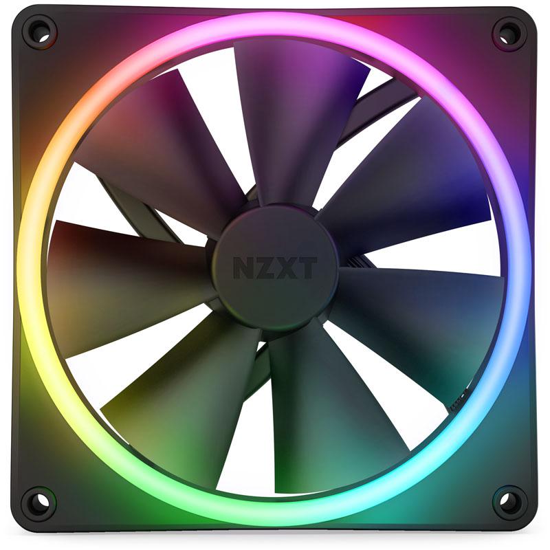NZXT F140 RGB DUO Ventilatore 14 cm Nero 1 pz (NZXT F140 RGB DUO Black Fan)