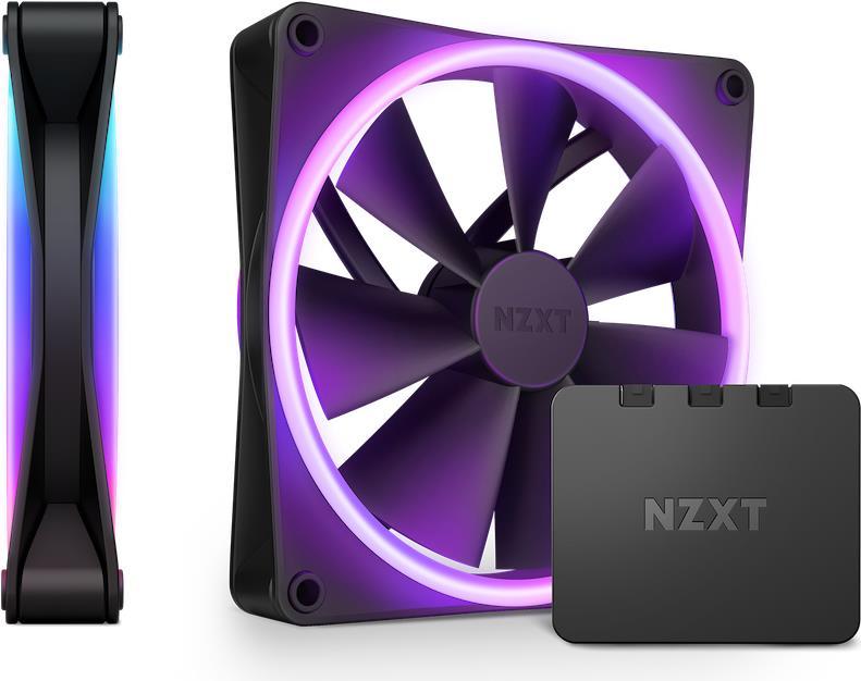 NZXT 2xF140 RGB DUO RGB Black Fans