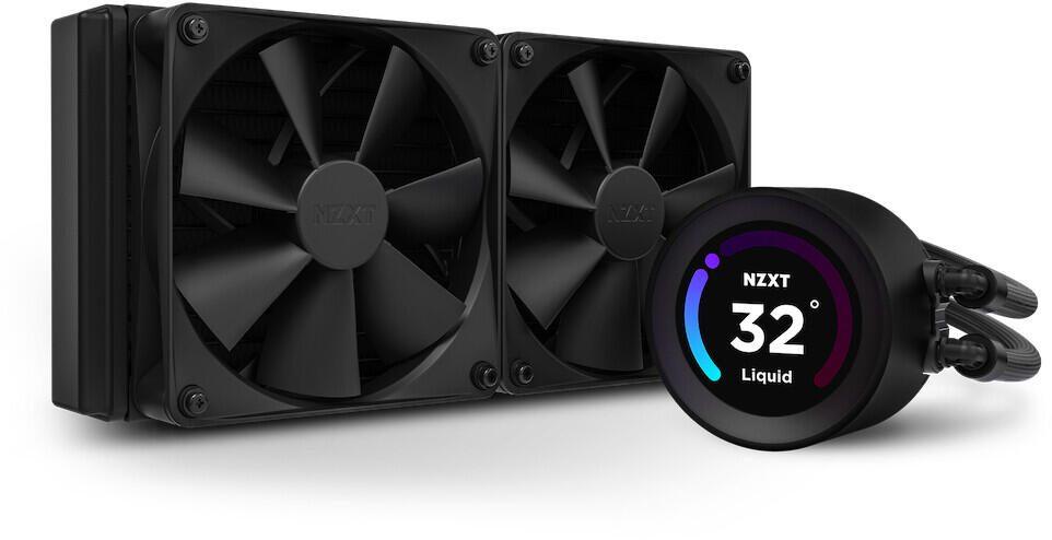 NZXT Kraken Elite 240 Processore Raffreddatore di liquidi tutto in uno 12 cm Nero 1 pz (NZXT Kraken 240 Elite Black AIO CPU Wat