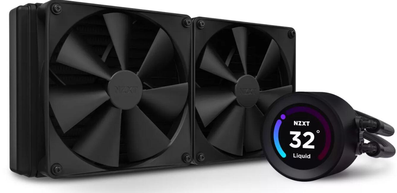 NZXT Kraken Elite 280 Processore Raffreddatore di liquidi tutto in uno 14 cm Nero (NZXT Kraken Elite 280 Black Non RGB)