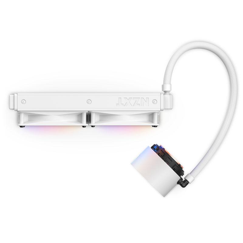 NZXT Kraken Elite 240 RGB Processore Raffreddatore di liquidi tutto in uno 12 cm Bianco 1 pz (NZXT Kraken 240 Elite White RGB A