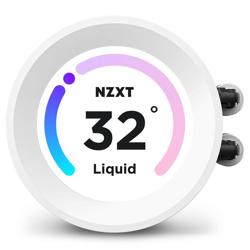 NZXT Kraken Elite 240 RGB Processore Raffreddatore di liquidi tutto in uno 12 cm Bianco 1 pz (NZXT Kraken 240 Elite White RGB A
