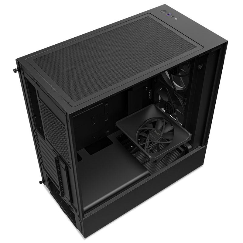 NZXT H5 Elite Midi Tower Nero, Trasparente (NZXT H5 Elite All Black)