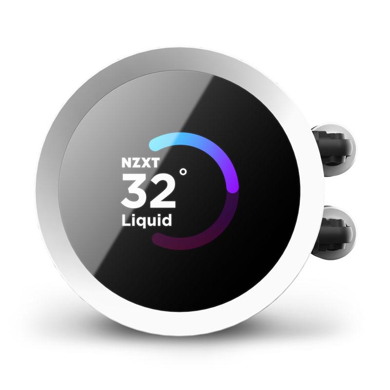 NZXT Kraken 240 RGB Processore Raffreddatore di liquidi tutto in uno 12 cm Bianco 1 pz (NZXT Kraken 240 White RGB Fans)