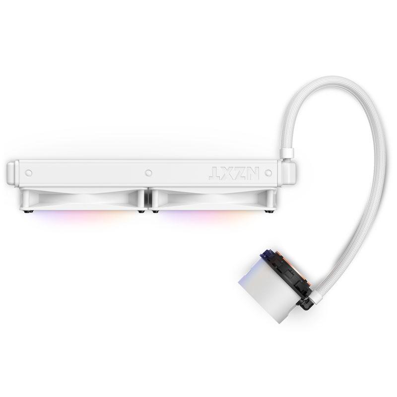 NZXT Kraken 280 RGB Processore Raffreddatore di liquidi tutto in uno 14 cm Bianco 1 pz (NZXT Kraken 280 White RGB Fans)