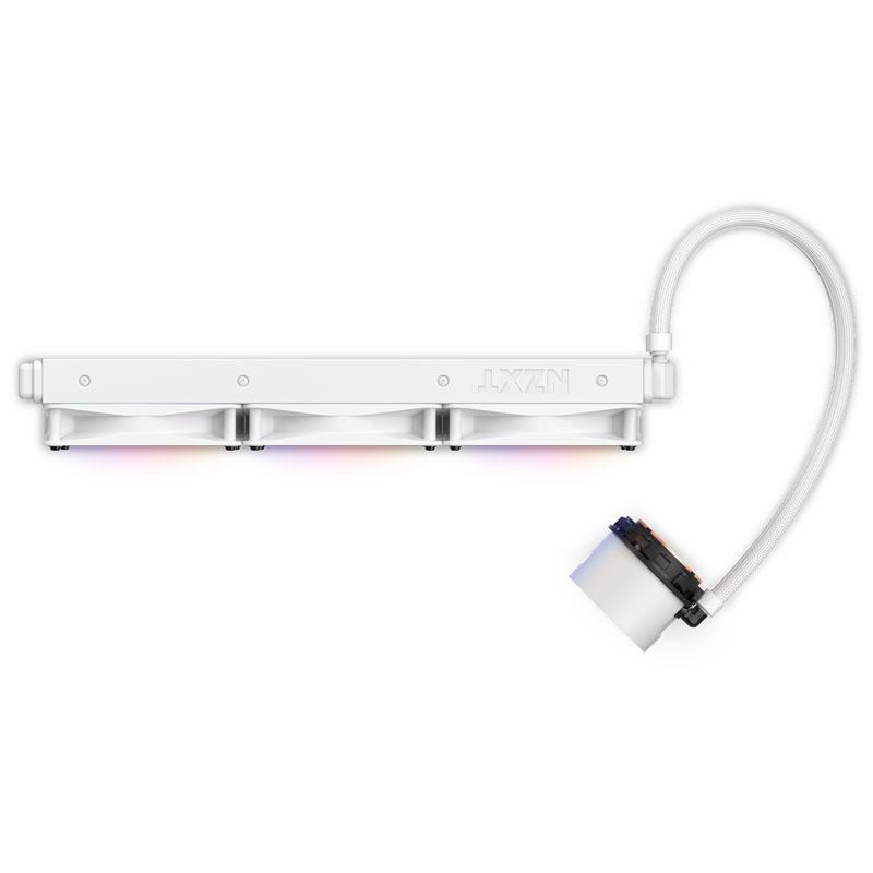 NZXT Kraken 360 RGB Processore Raffreddatore di liquidi tutto in uno 12 cm Bianco 1 pz (NZXT Kraken 360 White RGB Fans)