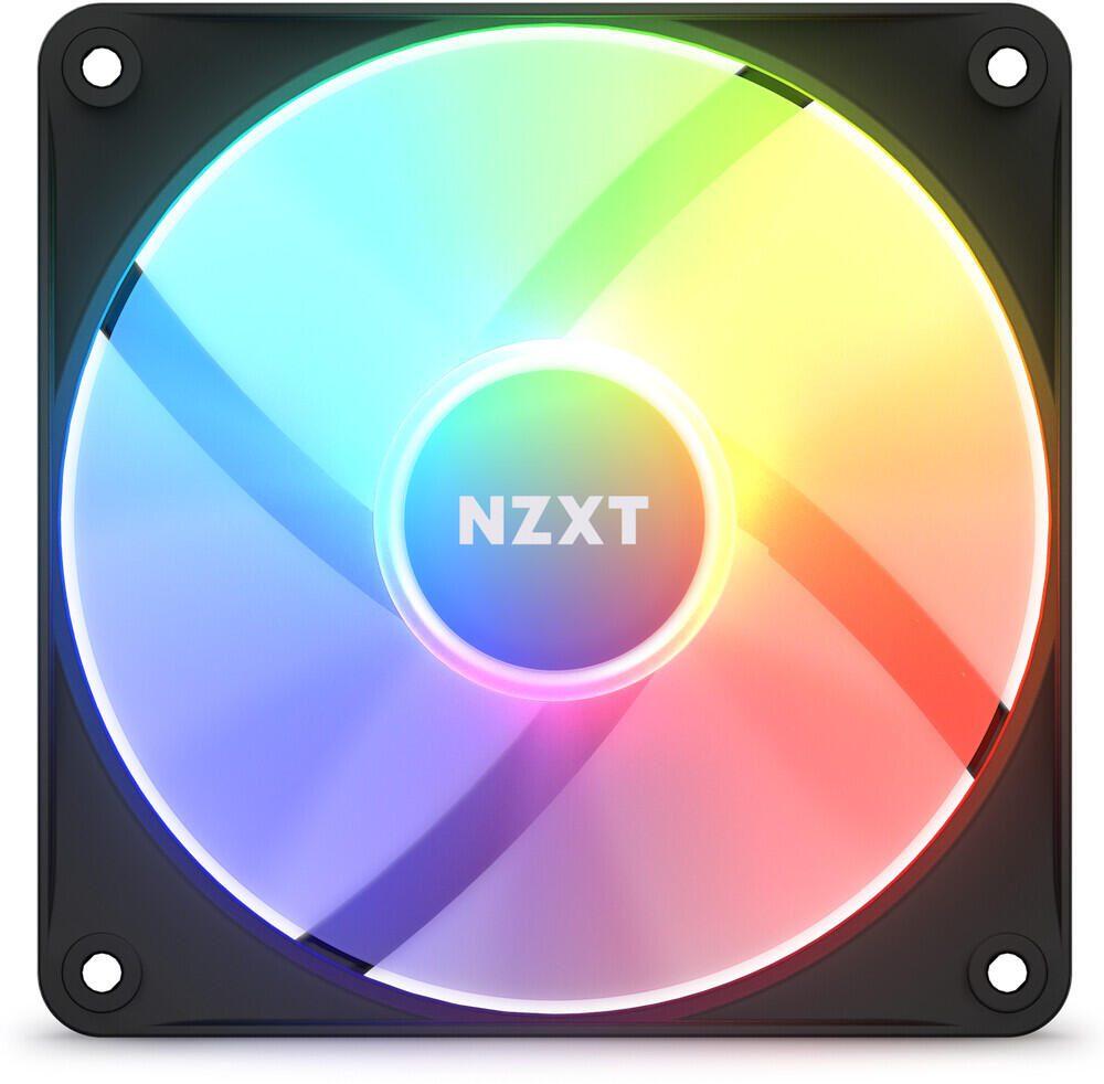 NZXT F120 Core RGB Case per computer Ventilatore 12 cm Nero 3 pz (NZXT F120 RGB Core Fan 120mm - Black)