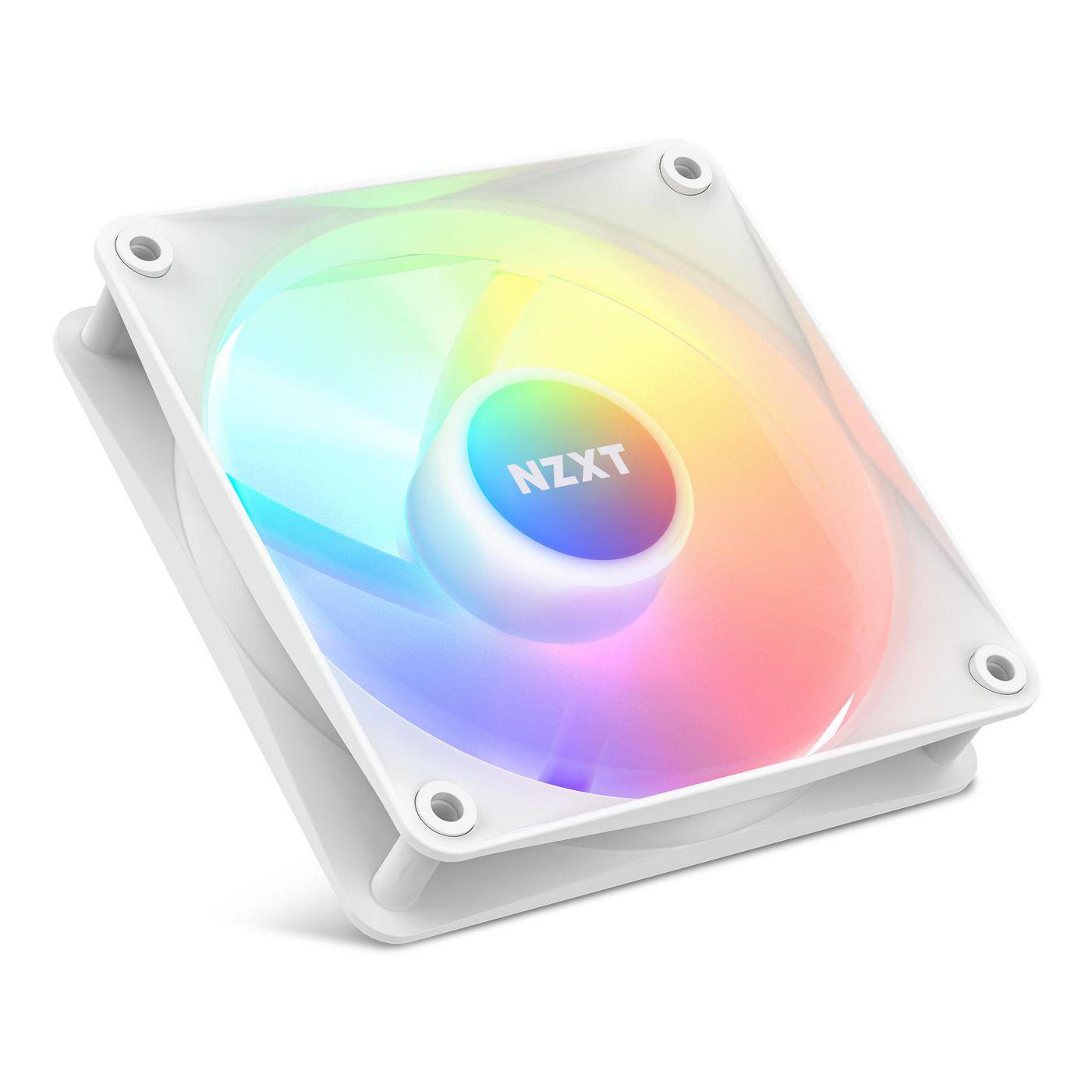 NZXT F120 Core RGB Case per computer Ventilatore 12 cm Bianco 3 pz (NZXT F120 RGB Core Fan 120mm - White)