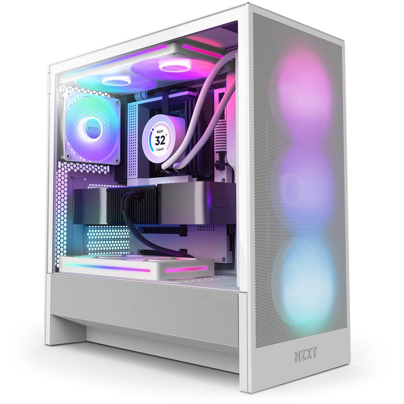 NZXT H5 Flow RGB Midi Tower...